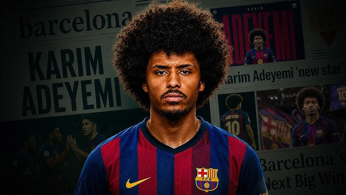 Karim Adeyemi Resmi Kostum Barcelona, Yakin Garang Duet Bareng Lamine Yamal