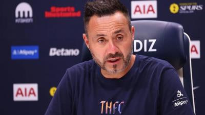 Tottenham Hotspur Masih Mandul, Roberto De Zerbi Semprot Mentalitas Tim Usai Kalah dari Everton